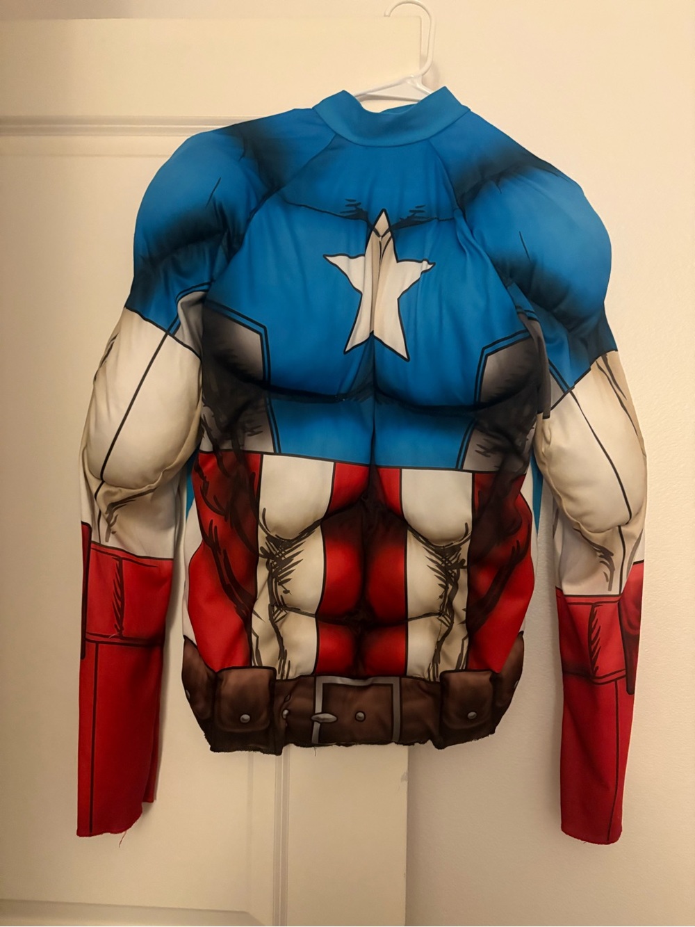 Captain America Menโs Padded Costume